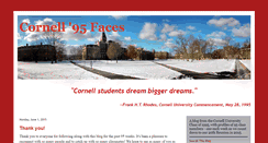 Desktop Screenshot of cornell95faces.com